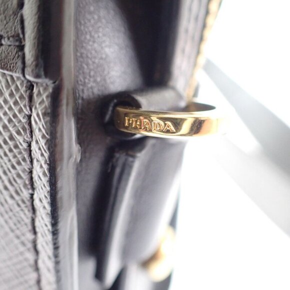 Prada Esplanade Bag 1 Bh043 Shoulder Bag Saffiano Gray Black main image 8